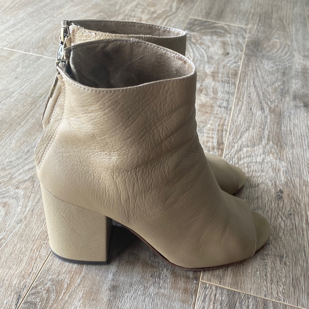 Ash open toe ankle boots